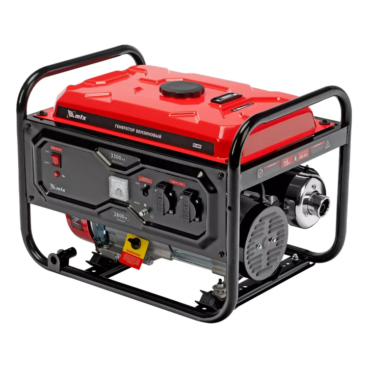Генератор бензиновый MTX RS-4000 946115, 3,3 кВт, 230В, ручной стартер купить в Перми