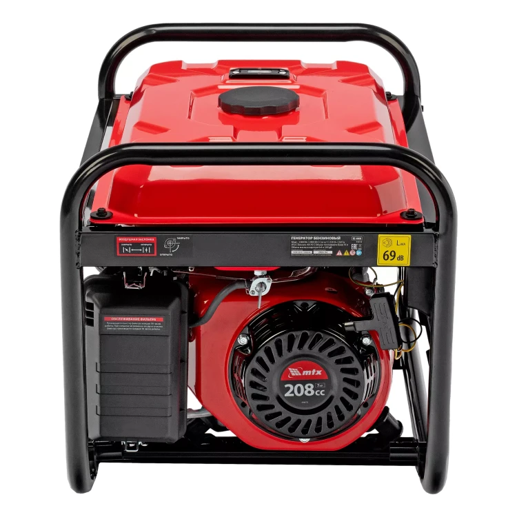 Генератор бензиновый MTX RS-4000 946115, 3,3 кВт, 230В, ручной стартер купить в Перми