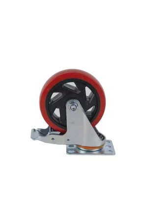 Колесо поворотное усиленное полиуретан SCBM 55 125 мм с тормозом 1027250 купить в Перми
