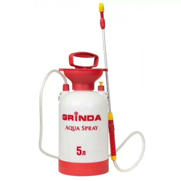 Опрыскиватель садовый GRINDA "Aqua Spray", широкая горловина, устойчивое дно, алюминиевый удлинитель, 5л 8-425115_z01 купить в Перми