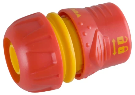 Соединитель GRINDA &quot;Premium&quot; с запирающим механизмом, пластмассовый с TPR, 3/4&quot; 8-426428 купить в Перми