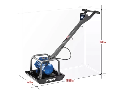 Виброплита электрическая ЗВПЭ-5 Г серия ПРОФЕССИОНАЛ купить в Перми