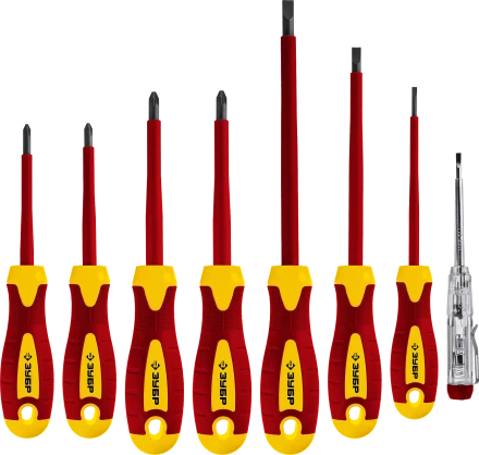 Наборы отверток диэлектрических ПРОФИ ЭЛЕКТРИК серия ПРОФЕССИОНАЛ купить в Перми