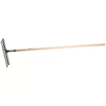 Грабли ЗУБР из нержавеющей стали, 12 витых зубцов, деревянный черенок 4-39481-12 купить в Перми