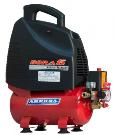 Компрессор безмасляный поршневой прямой привод Aurora BORA-6 купить в Перми