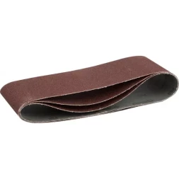 Лента шлифовальная бесконечная ЗУБР "МАСТЕР" на тканевой основе, для ЛШМ, P60, 100х610мм, 3шт 35543-060