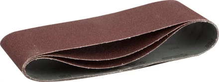 Лента шлифовальная бесконечная ЗУБР &quot;МАСТЕР&quot; на тканевой основе, для ЛШМ, P60, 100х610мм, 3шт 35543-060 купить в Перми