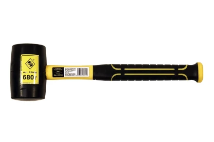 Киянка резин.680гр.с фиберглассовой рукоят.1/6/24 23058 купить в Перми