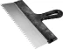 Шпатель ЗУБР &quot;СТАНДАРТ&quot; фасадный, стальное полотно, 350мм, зуб 6х6 10053-35 купить в Перми