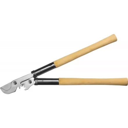 Сучкорез РОСТОК с зубчатым усилителем и деревянными ручками, 550мм 40207_z01 купить в Перми