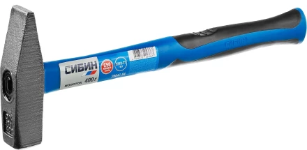 Молоток слесарный 400 г с фиберглассовой рукояткой, СИБИН 20047-04 20047-04 купить в Перми