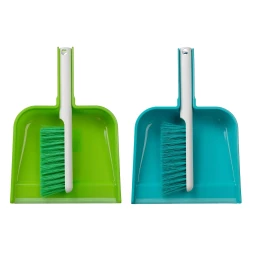 Набор совок с кромкой 300x205 мм и щетка-сметка 275 мм, микс цветов, Home Palisad 93343