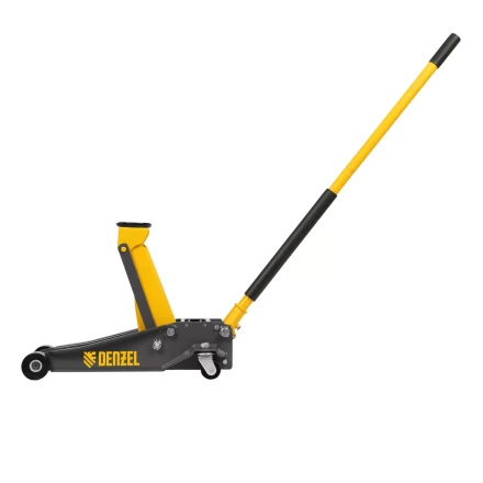 Домкрат гидравлический подкатной Denzel 51260, 3 т, 125-470 мм, быстрый подъем, проф. купить в Перми