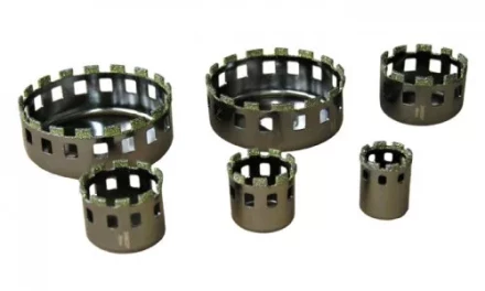 Набор коронок алмазных по керамограниту мокрый рез 9 предметов Энкор 9457 купить в Перми