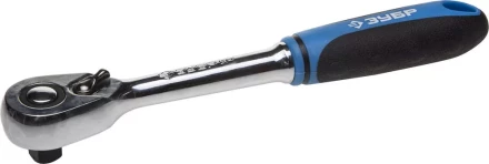 Трещотка для торцовых головок ЗУБР &quot;ПРОФИ&quot;, Сr-V сталь, 48 зубцов, 1/4&quot; 27731-1/4 купить в Перми