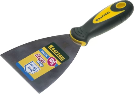 Шпательная лопатка KRAFTOOL с 2-компонент ручк, профилиров нержав полотно, 100мм 10035-100 купить в Перми
