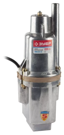 Насос ЗУБР &quot;Родничок&quot; вибрационный, погружной, для чистой воды, 1500 л/ч, напор 60 м, шнур 15 м, 225 Вт ЗНВП-300-15 купить в Перми