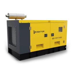 Дизельный генератор Vektor AD-70Y-T400 в шумозащитном кожухе с АВР
