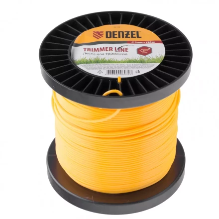Леска для триммера звезда   3,0 мм 120 м на Din катушке Россия Denzel 96132 купить в Перми