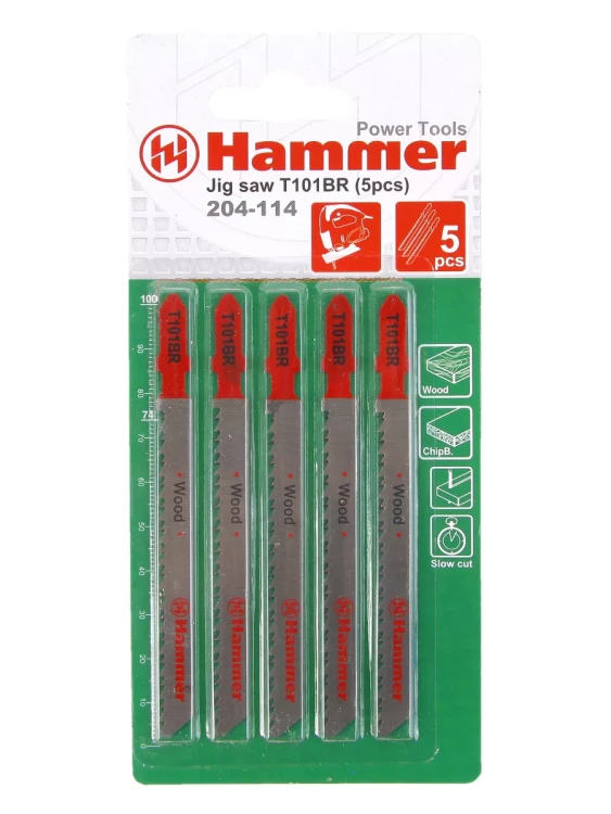 Пилка для лобзика Hammer Flex 204-114 JG WD T101BR купить в Перми