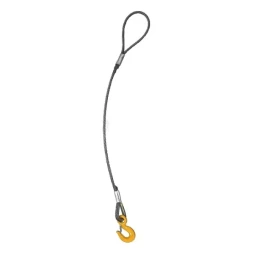 Строп канатный одноветвевой 1СК 2.5 т L=7 м с кч din 3.0 т канат din опрессовка