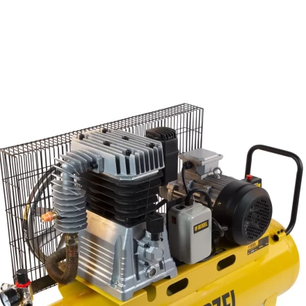 Компрессор воздушный, ременный привод BCI4000-T/100, 4.0 кВт, 100 литров, 690 л/мин Denzel 58123 купить в Перми