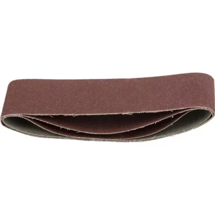 Лента STAYER &quot;MASTER&quot; шлифовальная универсальная бесконечная на тканевой основе, для ЛШМ, P80, 75х533мм, 3шт 35442-080 купить в Перми