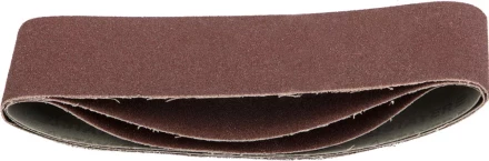 Лента STAYER &quot;MASTER&quot; шлифовальная универсальная бесконечная на тканевой основе, для ЛШМ, P80, 75х533мм, 3шт 35442-080 купить в Перми