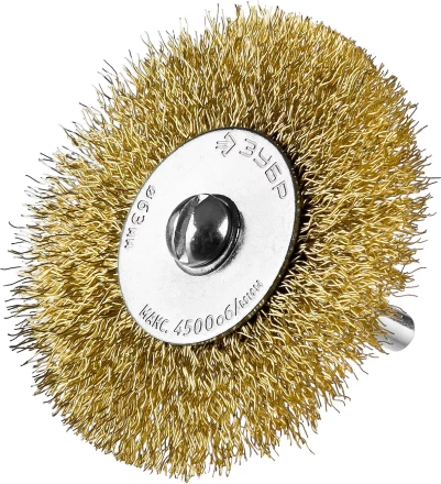 ЗУБР &quot;ПРОФЕССИОНАЛ&quot;. Набор щеток дисковых для дрели, витая стальная латунированная проволока 0,3мм, 5 шт 3521-H5_z02 купить в Перми