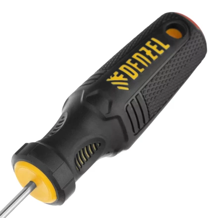 Отвертка PH0х75 мм, CrV, трехкомпонентная рукоятка Denzel 12171 купить в Перми