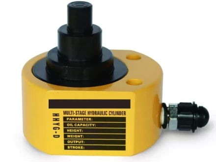 Домкрат гидравлический телескопический низкий TOR HHYG-30D (ДТ30Г54) 30 т (3 уровня) 1004677 купить в Перми