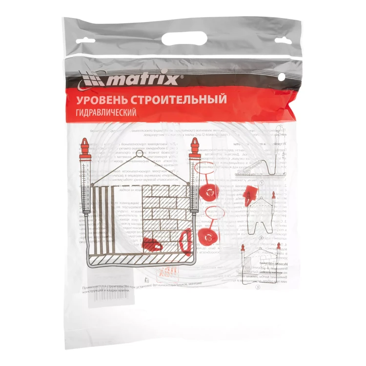 Гидроуровень,удлиненная колба, рельефная градуировка, 5м Matrix 37090 купить в Перми