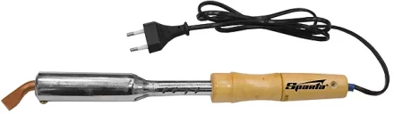 Паяльник электрика с деревянной ручкой SPARTA 150 Вт (220В) 913165 купить в Перми
