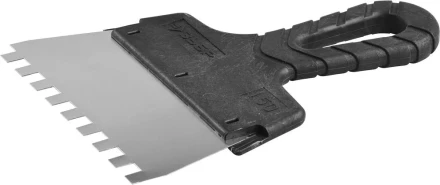 Шпатель ЗУБР &quot;МАСТЕР&quot; ФАСАДНЫЙ, нержавеющее полотно, 150мм, зуб 8х8мм 10078-15-08 купить в Перми