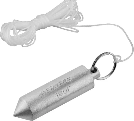 Отвес STAYER &quot;MASTER&quot; строительный со шнуром, 100г 0635-10_z01 купить в Перми