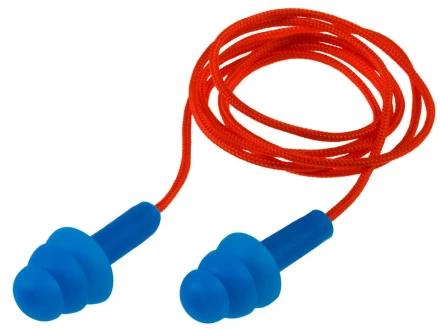 Противошумные вкладыши ЗУБР &quot;ЭКСПЕРТ&quot; многоразовые со шнурком, термопластичный эластомер, 26 Дб 11186 купить в Перми