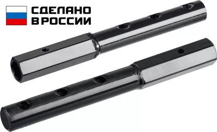 ЗУБР УД-2, НЕХ 23 - круг 30 мм, 2 шт., удлинитель (707107-2) купить в Перми