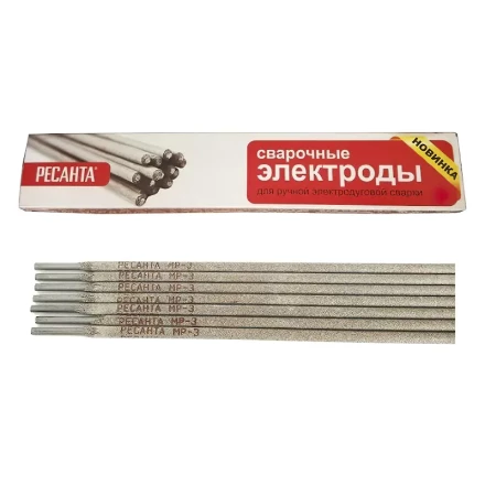 Электрод для сварки РЕСАНТА МР-3 Ф5,0 Пачка 0,8 кг 900/71/6/23 купить в Перми