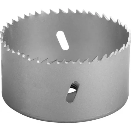 Коронка ЗУБР "ЭКСПЕРТ" биметаллическая, быстрорежущая сталь, глубина сверления до 38мм, d-83мм 29531-083_z01 купить в Перми