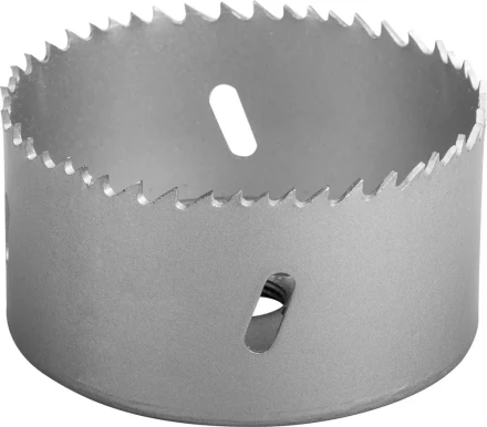 Коронка ЗУБР "ЭКСПЕРТ" биметаллическая, быстрорежущая сталь, глубина сверления до 38мм, d-83мм 29531-083_z01 купить в Перми