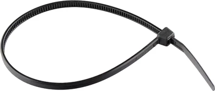 Хомуты 180 х 3,6 мм пластмассовые черные 100 шт  СИБРТЕХ 45550 купить в Перми