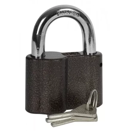 Замок навесной ЗУБР &quot;МАСТЕР&quot; общего применения, дисковый механизм секрета, ключ 7 PIN, дужка d-14мм, 80мм 3720_z01 купить в Перми