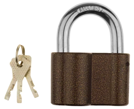 Замок навесной ЗУБР &quot;МАСТЕР&quot; общего применения, дисковый механизм секрета, ключ 7 PIN, дужка d-14мм, 80мм 3720_z01 купить в Перми