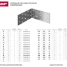 Крепежный угол ЗУБР "МАСТЕР" равносторонний, 60х80х80мм, 1шт 310206-060-080 купить в Перми