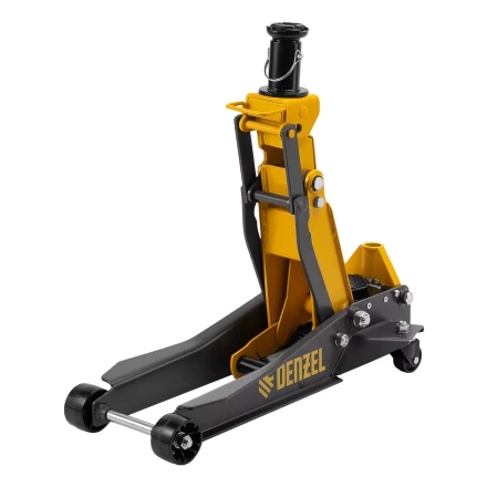 Домкрат гидравлический подкатной Denzel 51270, 2/3 т, 98-770 мм, быстрый подъем, низ. подхват, проф, SUV купить в Перми