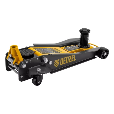 Домкрат гидравлический подкатной Denzel 51270, 2/3 т, 98-770 мм, быстрый подъем, низ. подхват, проф, SUV купить в Перми