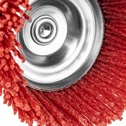 Щетка для дрели, 75 мм, Чашка, со шпилькой, нейлоновая щетина Denzel 74436 купить в Перми