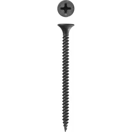 Саморезы фосфатированные с мелкой резьбой, гипсокартон-металл, ЗУБР 300016-35-055, PH2, 3,5 x 55 мм, 35 шт 300016-35-055 купить в Перми