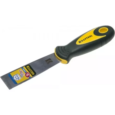 Шпательная лопатка KRAFTOOL с 2-компонент ручк, профилиров нержав полотно, 32мм 10035-030 купить в Перми