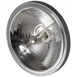 Лампа галогенная СВЕТОЗАР алюм. отражатель, угол 24гр, цоколь G53, диаметр 111мм, 50Вт, 12В SV-44745-24